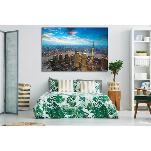 Skyline Shanghai China №SL304 Ready to Hang Canvas PrintCanvas art arrives ready to hang, with hanging accessories included and no additional framing required. Every canvas print is hand-crafted, made on-demand at our workshop and expertly stretched aroun
