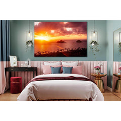 Sun Rays Beautiful Sunset №SL261 Ready to Hang Canvas PrintFast traslate Icon translate Canvas art arrives ready to hang, with hanging accessories included and no additional framing required. Every canvas print is hand-crafted, made on-demand at our works