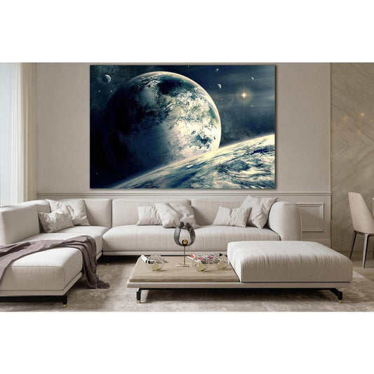 Mysterious Planets In Far Space №SL393 Ready to Hang Canvas PrintCanvas art arrives ready to hang, with hanging accessories included and no additional framing required. Every canvas print is hand-crafted, made on-demand at our workshop and expertly stretc