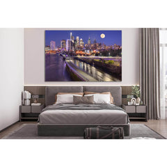USA Philadelphia Night №SL311 Ready to Hang Canvas PrintCanvas art arrives ready to hang, with hanging accessories included and no additional framing required. Every canvas print is hand-crafted, made on-demand at our workshop and expertly stretched aroun