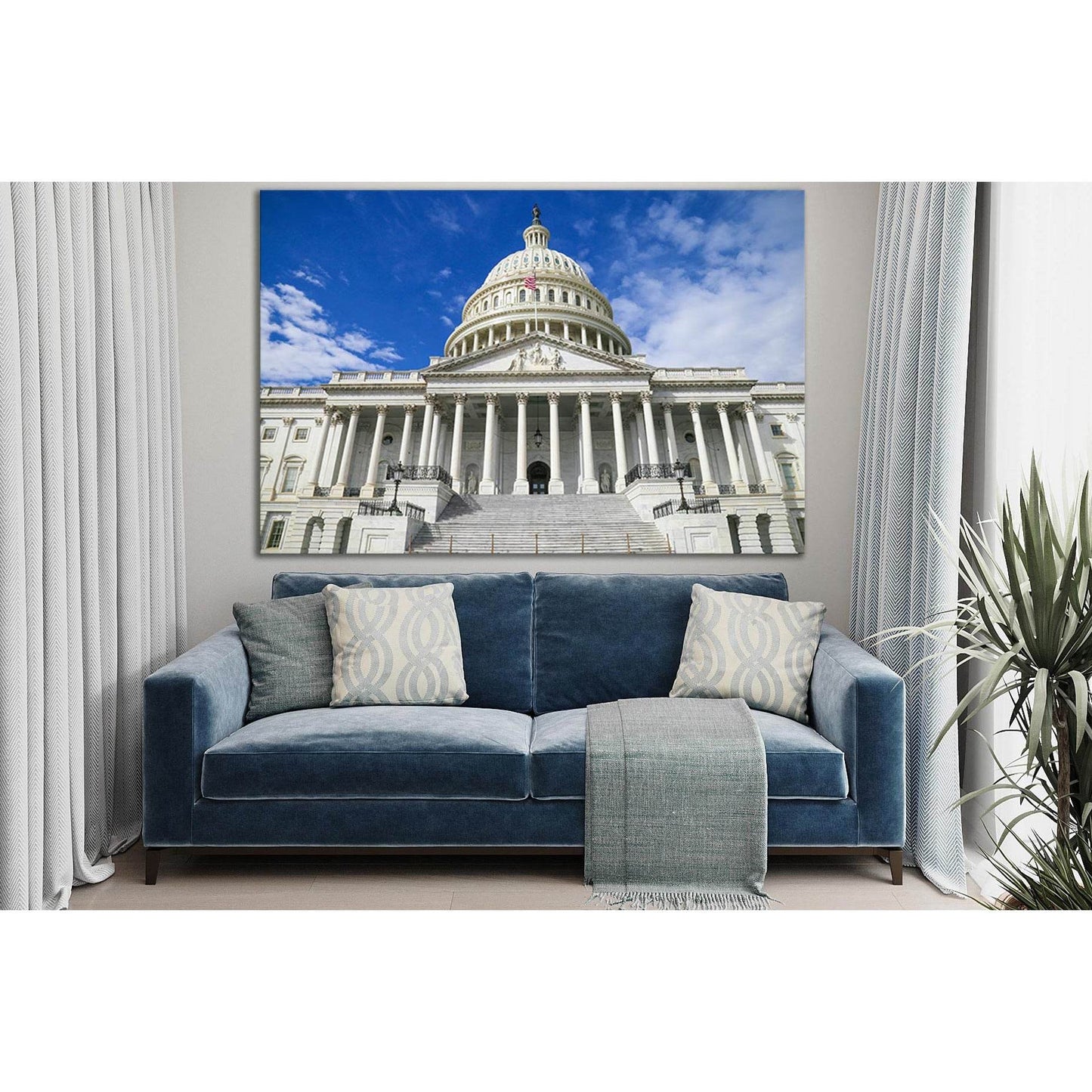 Capitol Building In Washington №SL1405 Ready to Hang Canvas PrintCanvas art arrives ready to hang, with hanging accessories included and no additional framing required. Every canvas print is hand-crafted, made on-demand at our workshop and expertly stretc