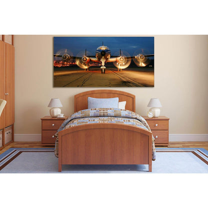 Airplane With Running Engines №SL784 Ready to Hang Canvas PrintCanvas art arrives ready to hang, with hanging accessories included and no additional framing required. Every canvas print is hand-crafted, made on-demand at our workshop and expertly stretche