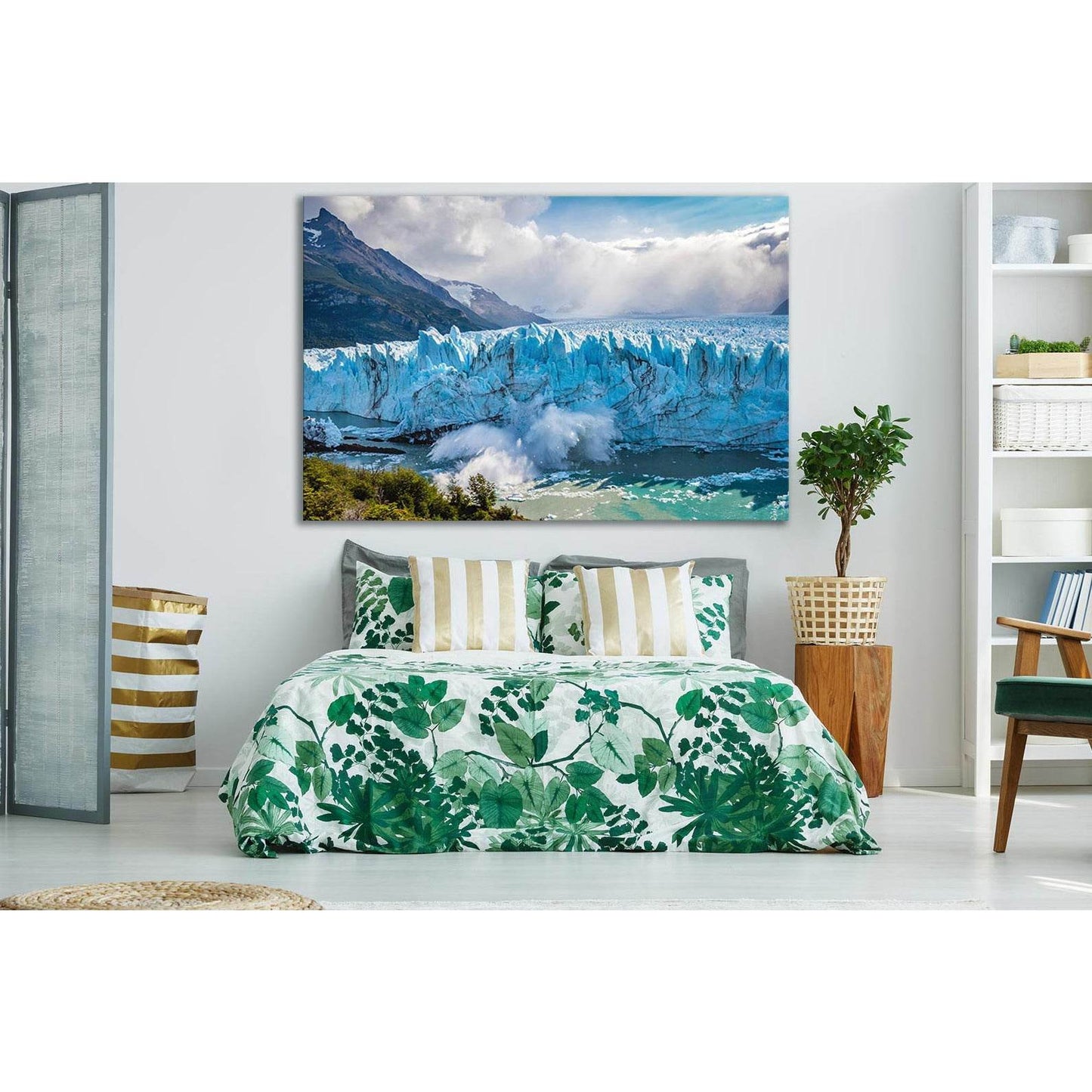 Ice Collapsing Into The Water №SL1326 Ready to Hang Canvas PrintCanvas art arrives ready to hang, with hanging accessories included and no additional framing required. Every canvas print is hand-crafted, made on-demand at our workshop and expertly stretch