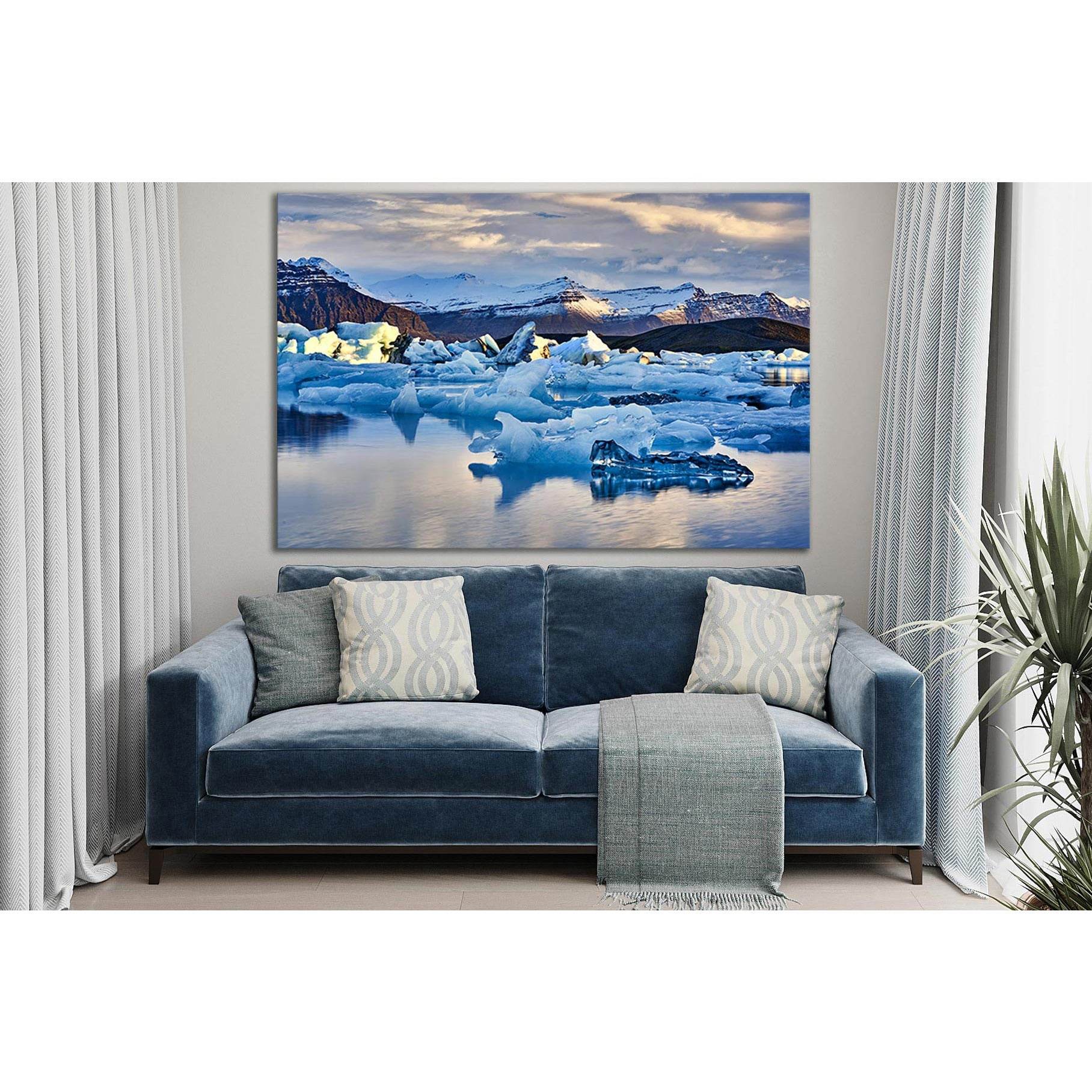 Iceland Jokulsarlon Lagoon №SL1320 Ready to Hang Canvas PrintCanvas art arrives ready to hang, with hanging accessories included and no additional framing required. Every canvas print is hand-crafted, made on-demand at our workshop and expertly stretched