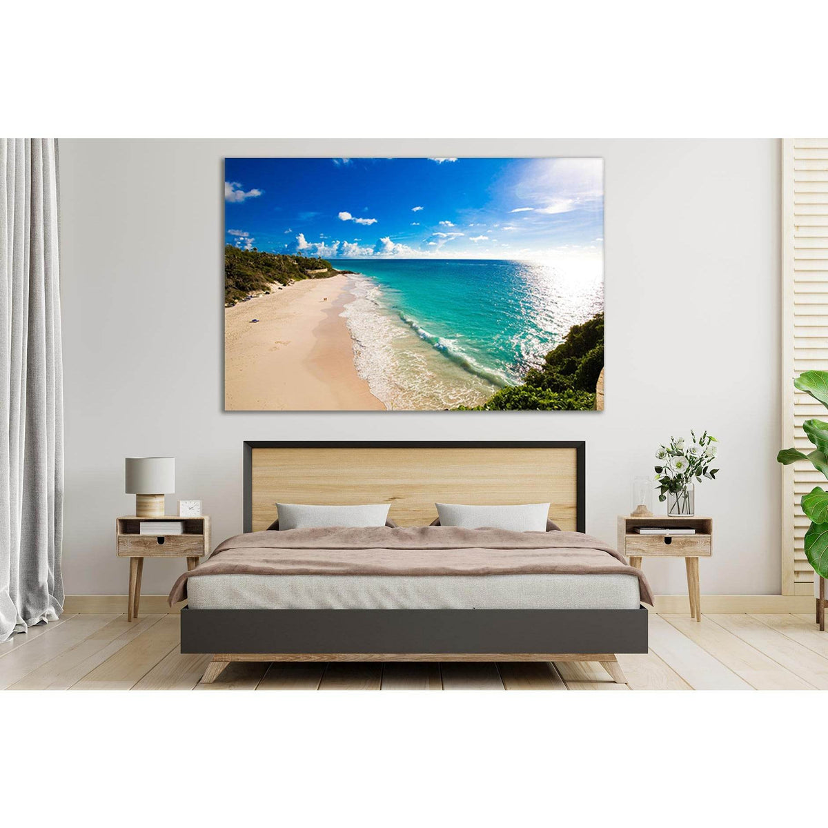 Tropical Beach Sunny Day №SL119 Ready to Hang Canvas PrintCanvas art arrives ready to hang, with hanging accessories included and no additional framing required. Every canvas print is hand-crafted, made on-demand at our workshop and expertly stretched aro