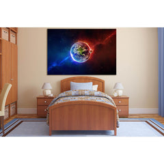 Earths Natural Satellite №SL440 Ready to Hang Canvas PrintCanvas art arrives ready to hang, with hanging accessories included and no additional framing required. Every canvas print is hand-crafted, made on-demand at our workshop and expertly stretched aro