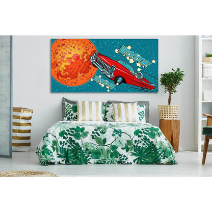 Astronaut Driver In Car On Mars Pop Art №SL536 Ready to Hang Canvas PrintCanvas art arrives ready to hang, with hanging accessories included and no additional framing required. Every canvas print is hand-crafted, made on-demand at our workshop and expertl