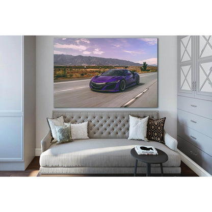 View Of The Sports Car On Highway №SL1447 Ready to Hang Canvas PrintCanvas art arrives ready to hang, with hanging accessories included and no additional framing required. Every canvas print is hand-crafted, made on-demand at our workshop and expertly str