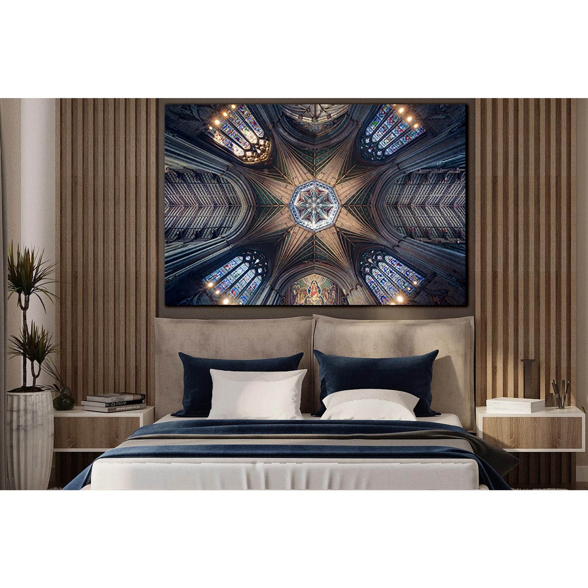 Ceiling Of Ely Cathedral №SL1366 Ready to Hang Canvas PrintCanvas art arrives ready to hang, with hanging accessories included and no additional framing required. Every canvas print is hand-crafted, made on-demand at our workshop and expertly stretched ar