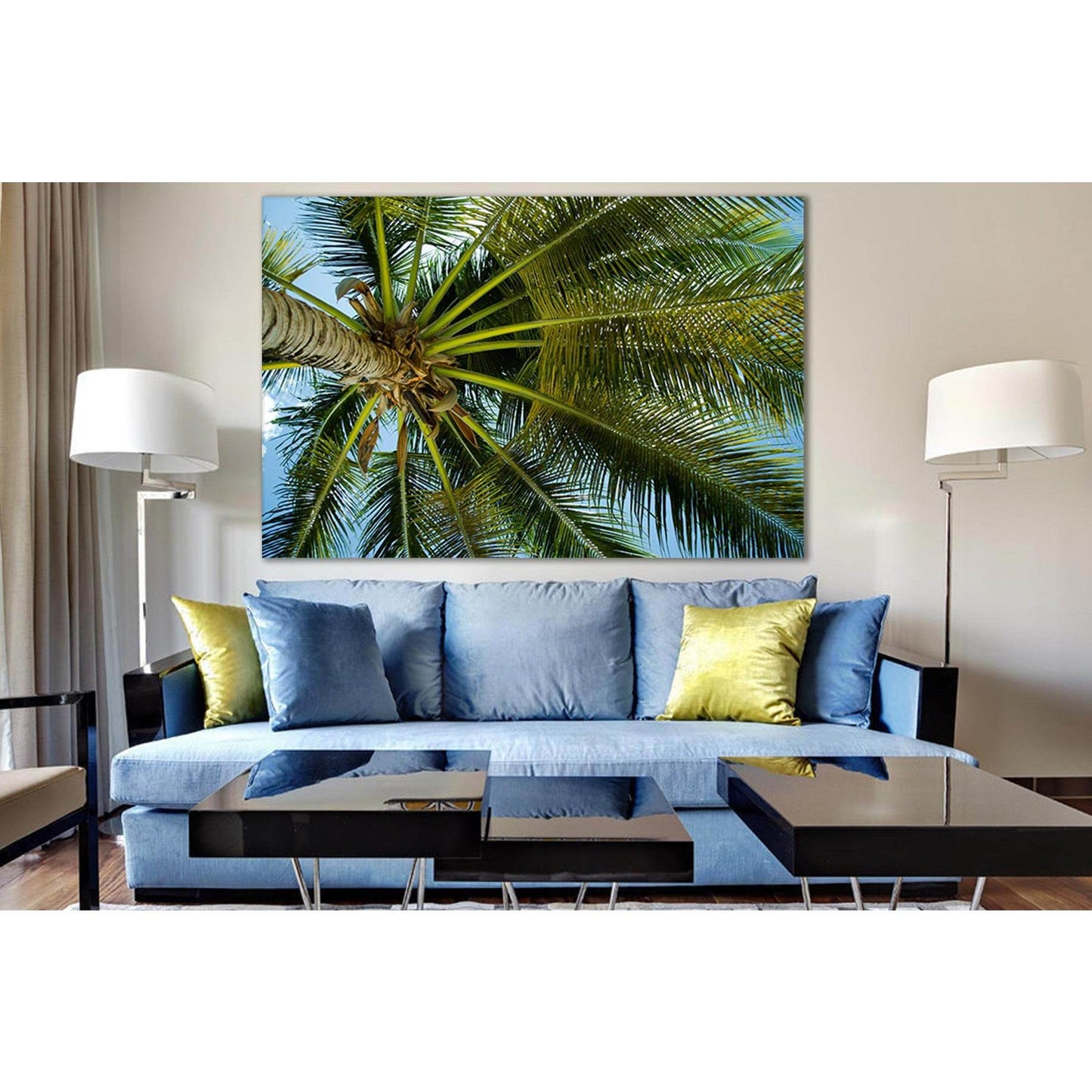 Palm Top Bottom View №SL1062 Ready to Hang Canvas PrintCanvas art arrives ready to hang, with hanging accessories included and no additional framing required. Every canvas print is hand-crafted, made on-demand at our workshop and expertly stretched around