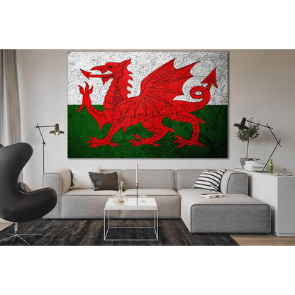 United Kingdom Flag Of Wales №SL1172 Ready to Hang Canvas PrintCanvas art arrives ready to hang, with hanging accessories included and no additional framing required. Every canvas print is hand-crafted, made on-demand at our workshop and expertly stretche