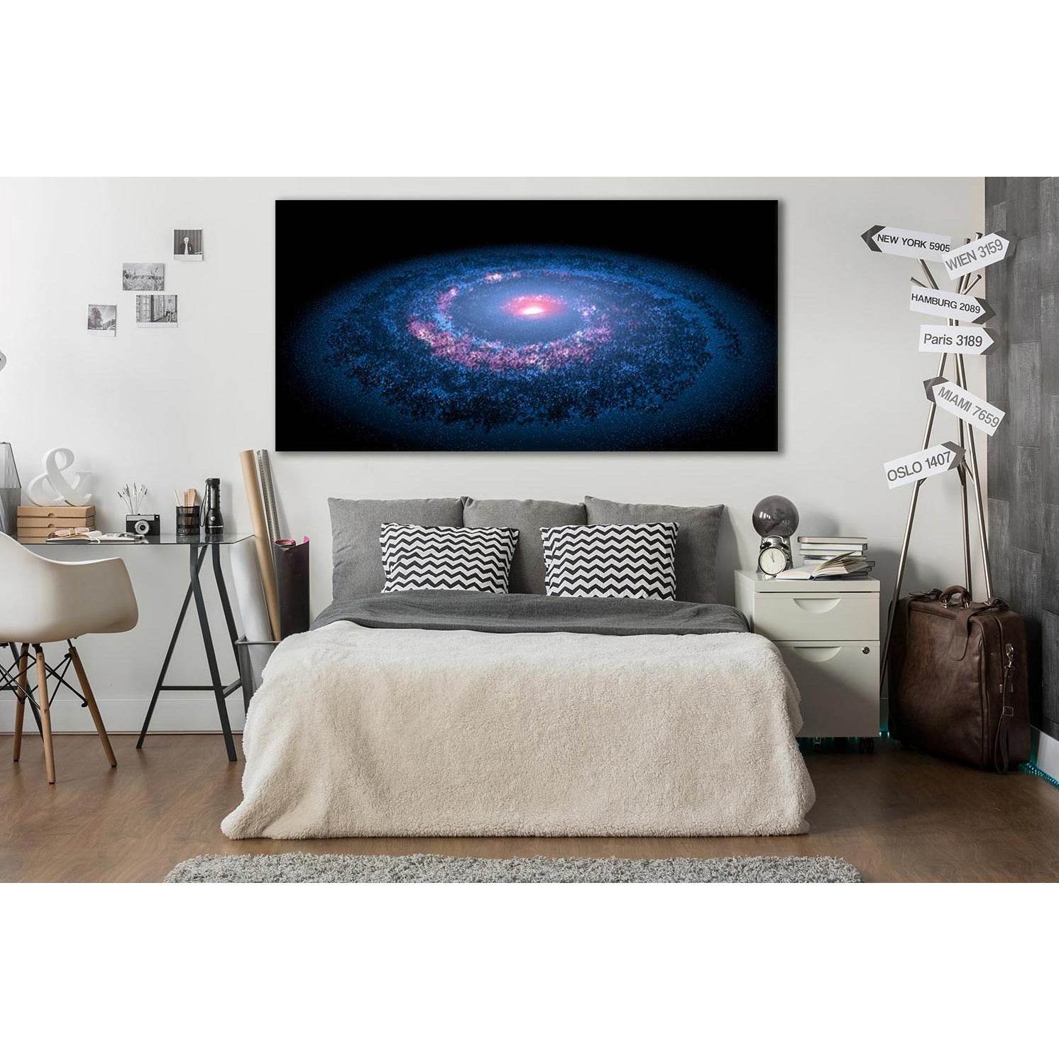 Beautiful Spiral Galaxy №SL437 Ready to Hang Canvas PrintCanvas art arrives ready to hang, with hanging accessories included and no additional framing required. Every canvas print is hand-crafted, made on-demand at our workshop and expertly stretched arou