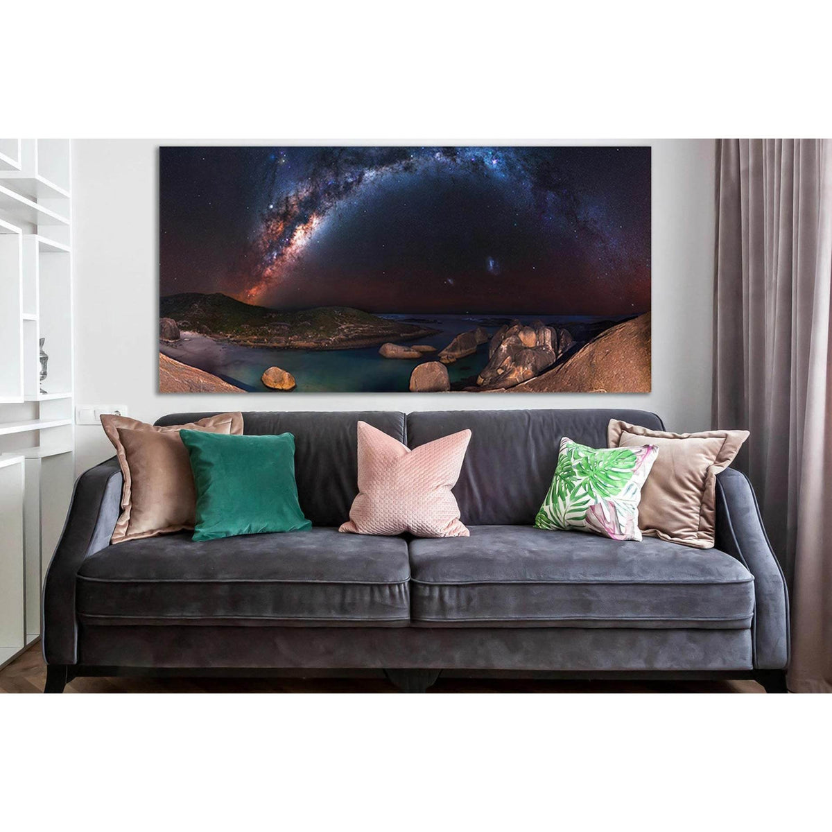 Milky Way Coast Night №SL961 Ready to Hang Canvas PrintCanvas art arrives ready to hang, with hanging accessories included and no additional framing required. Every canvas print is hand-crafted, made on-demand at our workshop and expertly stretched around