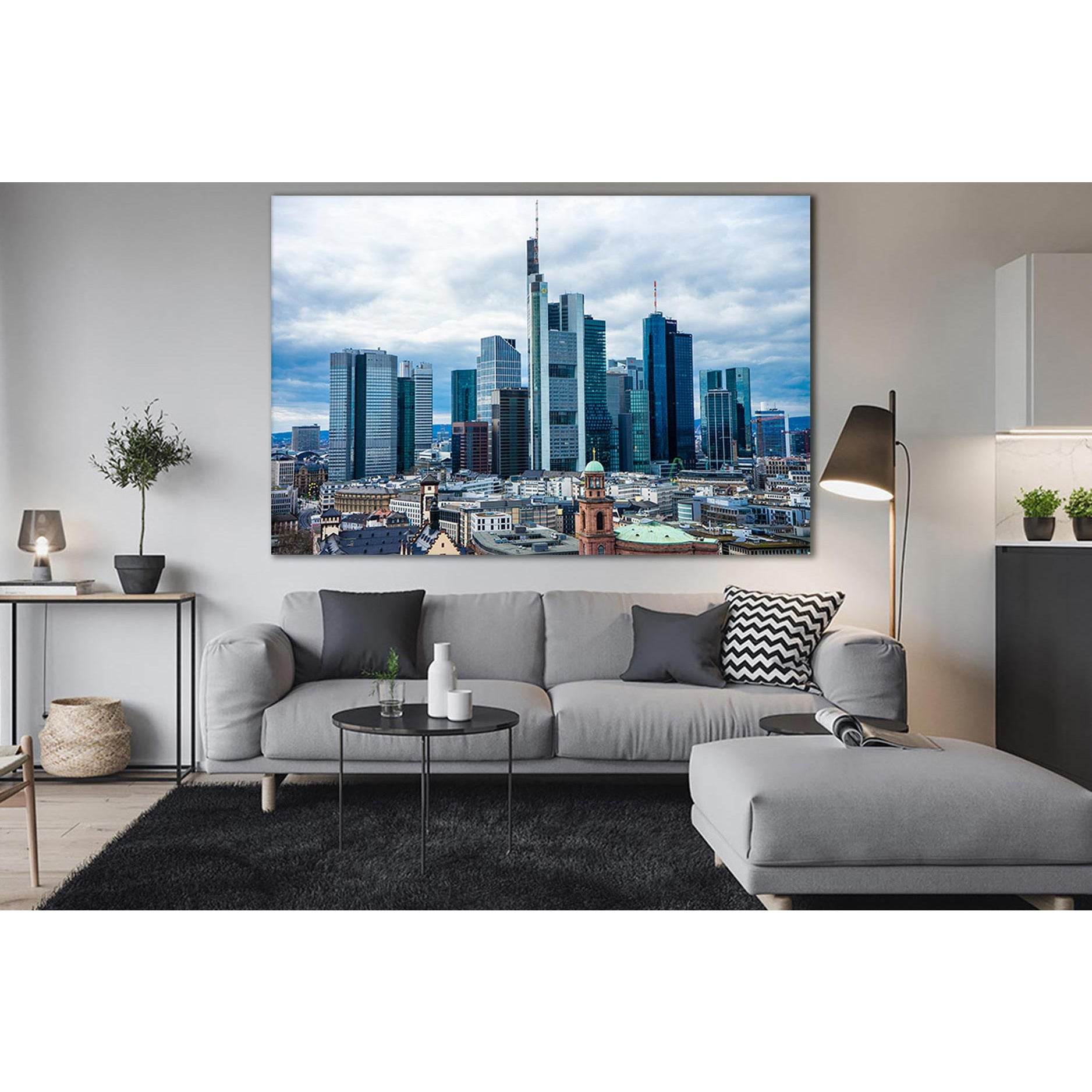 Frankfurt Germany Cityscapes №SL309 Ready to Hang Canvas PrintCanvas art arrives ready to hang, with hanging accessories included and no additional framing required. Every canvas print is hand-crafted, made on-demand at our workshop and expertly stretched