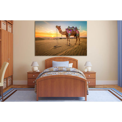 Camel In The Desert №SL1015 Ready to Hang Canvas PrintCanvas art arrives ready to hang, with hanging accessories included and no additional framing required. Every canvas print is hand-crafted, made on-demand at our workshop and expertly stretched around