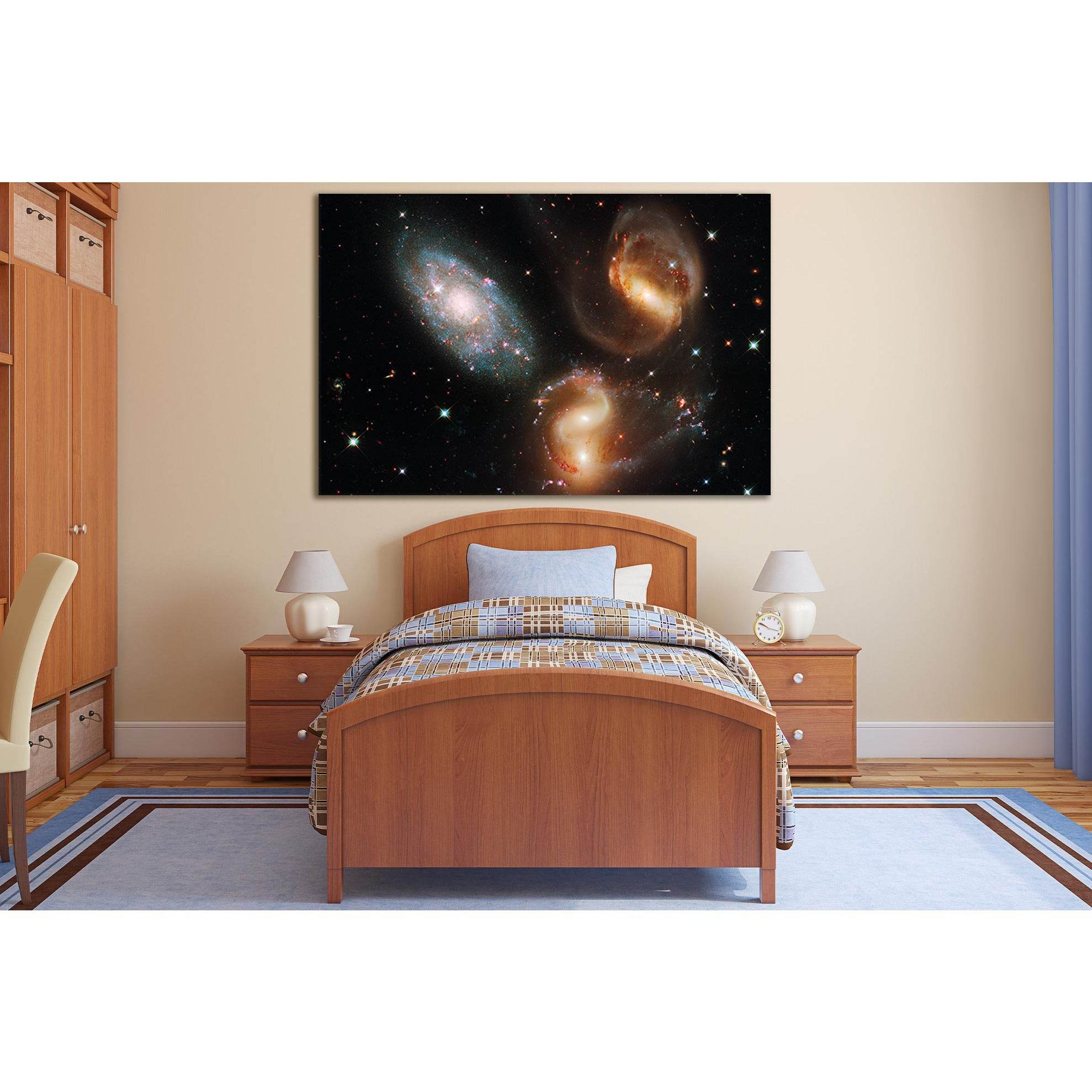 Cluster Of Galaxies Hubble Telescope №SL414 Ready to Hang Canvas PrintCanvas art arrives ready to hang, with hanging accessories included and no additional framing required. Every canvas print is hand-crafted, made on-demand at our workshop and expertly s