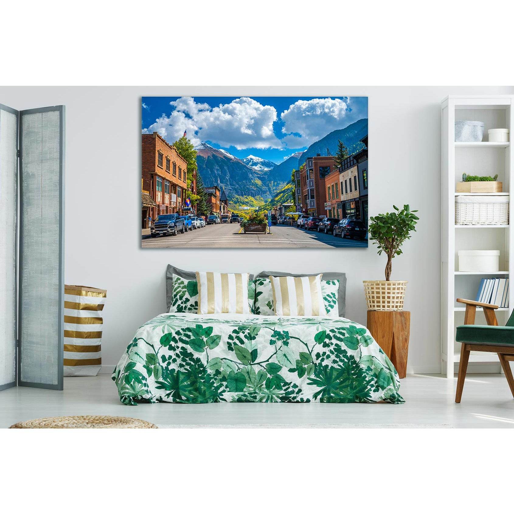View Of Town Telluride Colorado №SL300 Ready to Hang Canvas PrintCanvas art arrives ready to hang, with hanging accessories included and no additional framing required. Every canvas print is hand-crafted, made on-demand at our workshop and expertly stretc