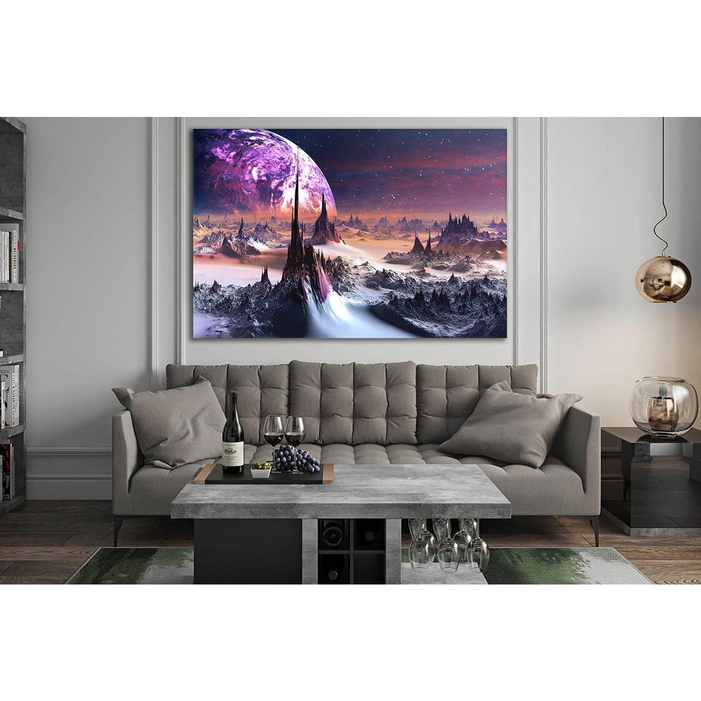 Alien Planet Landscape №SL421 Ready to Hang Canvas PrintCanvas art arrives ready to hang, with hanging accessories included and no additional framing required. Every canvas print is hand-crafted, made on-demand at our workshop and expertly stretched aroun