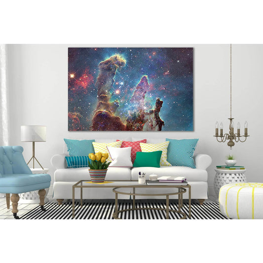 Colorful Space Nebula №SL409 Ready to Hang Canvas PrintCanvas art arrives ready to hang, with hanging accessories included and no additional framing required. Every canvas print is hand-crafted, made on-demand at our workshop and expertly stretched around