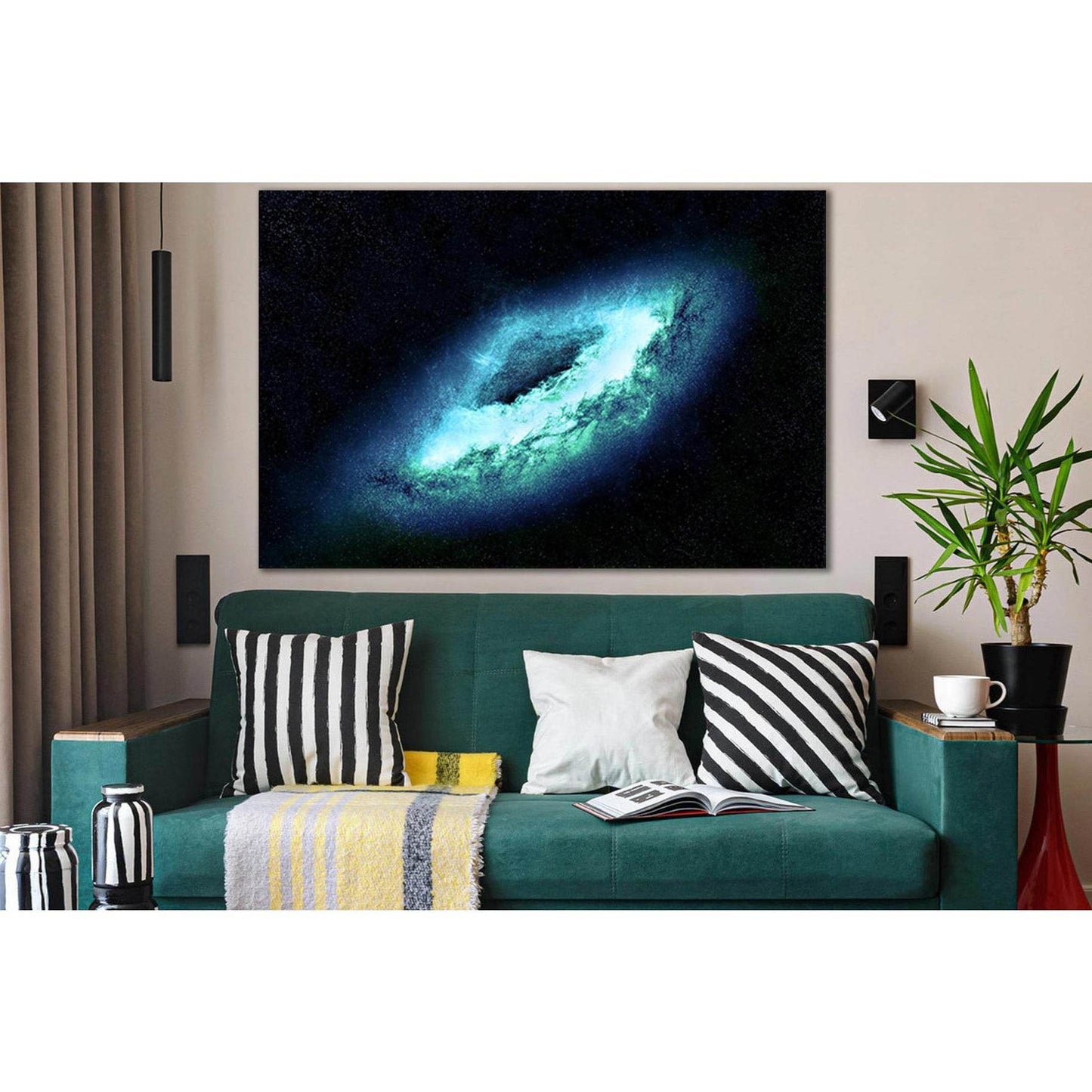 Galaxy In Deep Space №SL983 Ready to Hang Canvas PrintCanvas art arrives ready to hang, with hanging accessories included and no additional framing required. Every canvas print is hand-crafted, made on-demand at our workshop and expertly stretched around