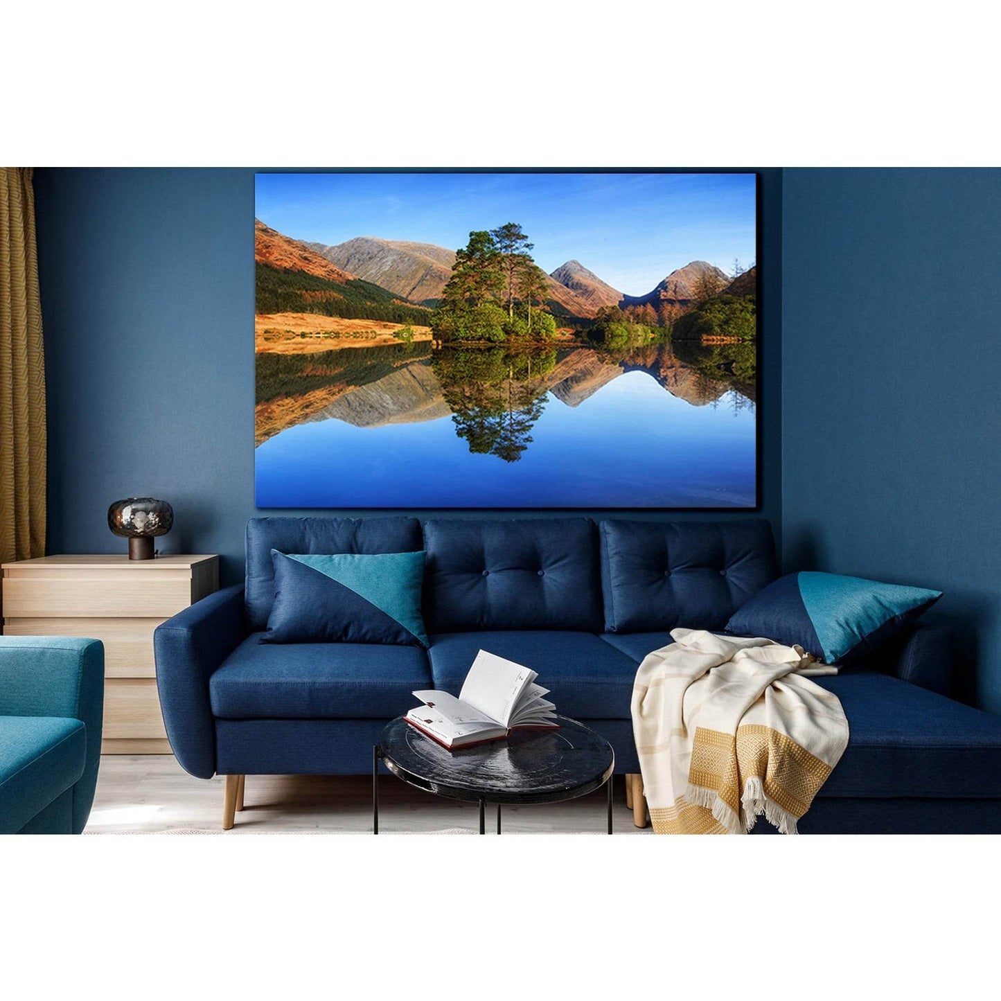 Autumn Mountain Lake Reflection №SL1476 Ready to Hang Canvas PrintCanvas art arrives ready to hang, with hanging accessories included and no additional framing required. Every canvas print is hand-crafted, made on-demand at our workshop and expertly stret