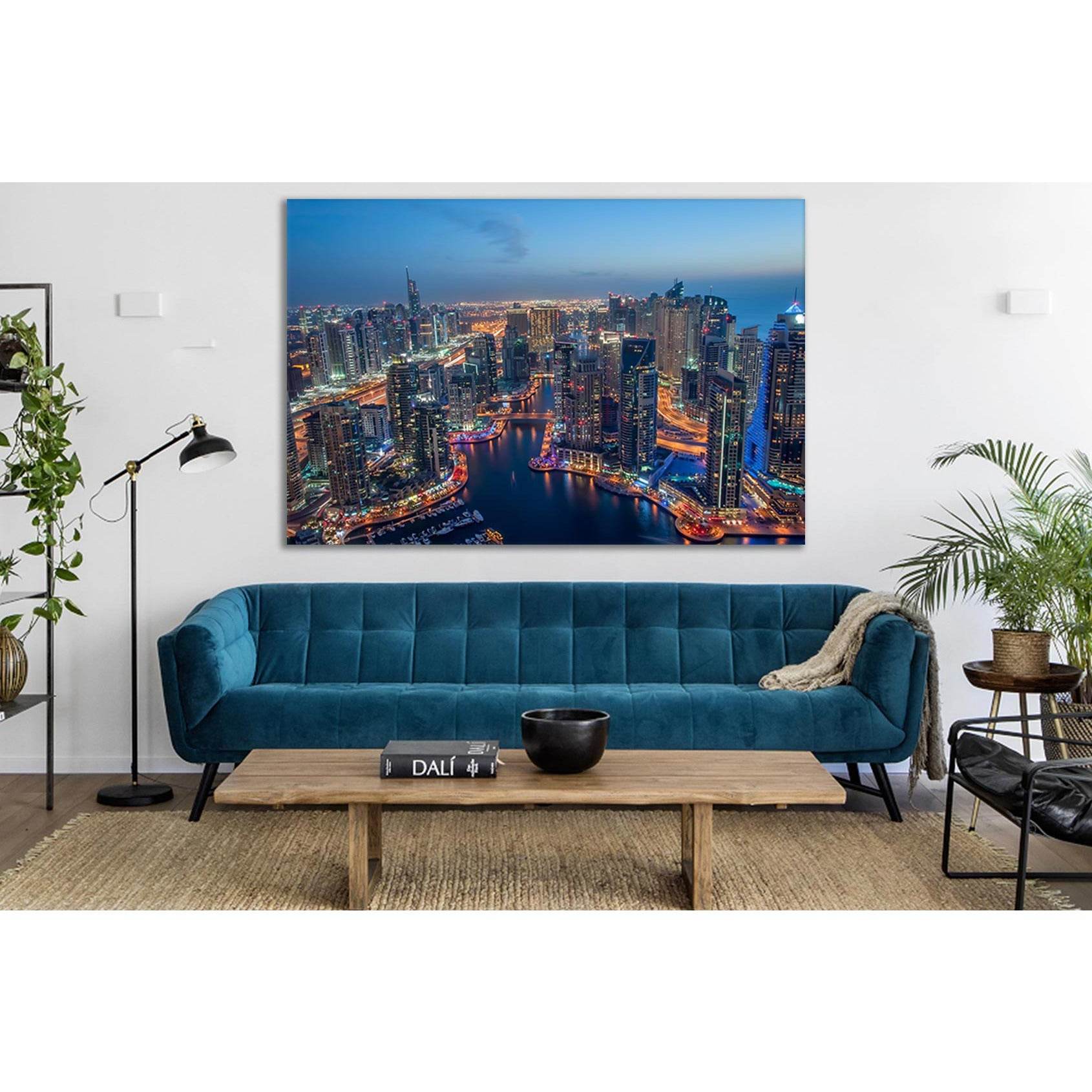 Dubai Skyline View №SL359 Ready to Hang Canvas PrintCanvas art arrives ready to hang, with hanging accessories included and no additional framing required. Every canvas print is hand-crafted, made on-demand at our workshop and expertly stretched around 10