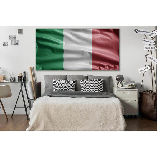 Close Up Of Italy Flag №SL1184 Ready to Hang Canvas PrintCanvas art arrives ready to hang, with hanging accessories included and no additional framing required. Every canvas print is hand-crafted, made on-demand at our workshop and expertly stretched arou