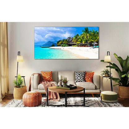 Mauritius Islands №SL71 Ready to Hang Canvas PrintCanvas art arrives ready to hang, with hanging accessories included and no additional framing required. Every canvas print is hand-crafted, made on-demand at our workshop and expertly stretched around 100%