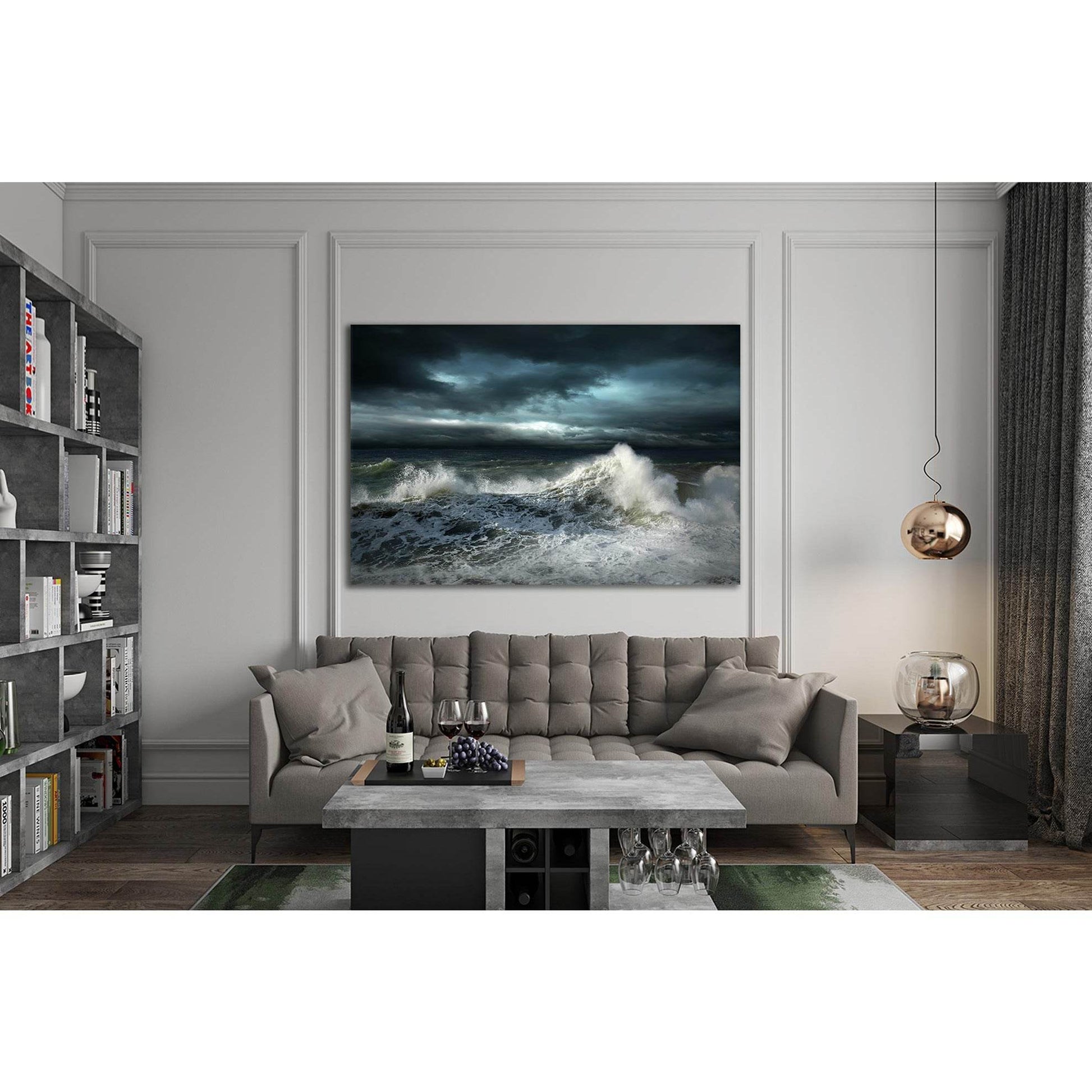 View Storm Seascape №SL53 Ready to Hang Canvas PrintCanvas art arrives ready to hang, with hanging accessories included and no additional framing required. Every canvas print is hand-crafted, made on-demand at our workshop and expertly stretched around 10