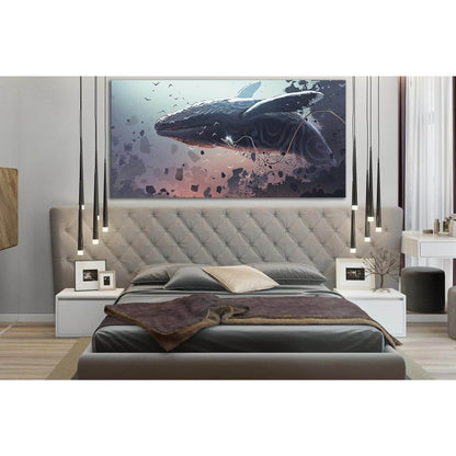 Astronaut Soars With A Fantastic Whale №SL1260 Ready to Hang Canvas PrintCanvas art arrives ready to hang, with hanging accessories included and no additional framing required. Every canvas print is hand-crafted, made on-demand at our workshop and expertl