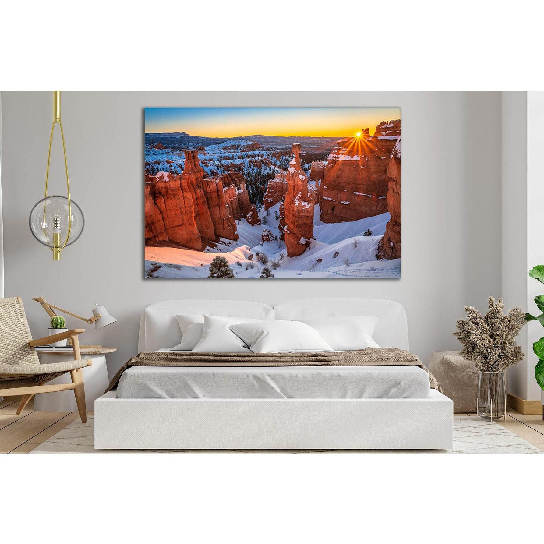Bryce Canyon At Sunset №SL220 Ready to Hang Canvas PrintCanvas art arrives ready to hang, with hanging accessories included and no additional framing required. Every canvas print is hand-crafted, made on-demand at our workshop and expertly stretched aroun
