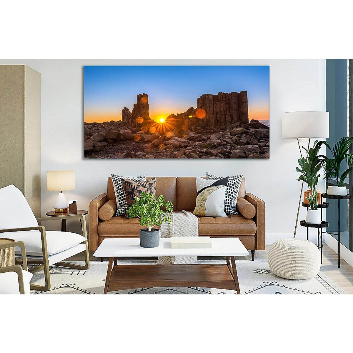 Sunset Among The Rocks №SL271 Ready to Hang Canvas PrintCanvas art arrives ready to hang, with hanging accessories included and no additional framing required. Every canvas print is hand-crafted, made on-demand at our workshop and expertly stretched aroun
