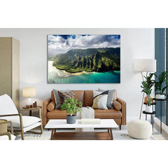 Kauai Hawaiian Islands №SL83 Ready to Hang Canvas PrintCanvas art arrives ready to hang, with hanging accessories included and no additional framing required. Every canvas print is hand-crafted, made on-demand at our workshop and expertly stretched around