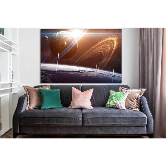 Sci Fi Planets №SL975 Ready to Hang Canvas PrintCanvas art arrives ready to hang, with hanging accessories included and no additional framing required. Every canvas print is hand-crafted, made on-demand at our workshop and expertly stretched around 100% N