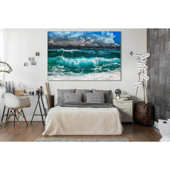 Approaching Ocean Storm №SL180 Ready to Hang Canvas PrintCanvas art arrives ready to hang, with hanging accessories included and no additional framing required. Every canvas print is hand-crafted, made on-demand at our workshop and expertly stretched arou