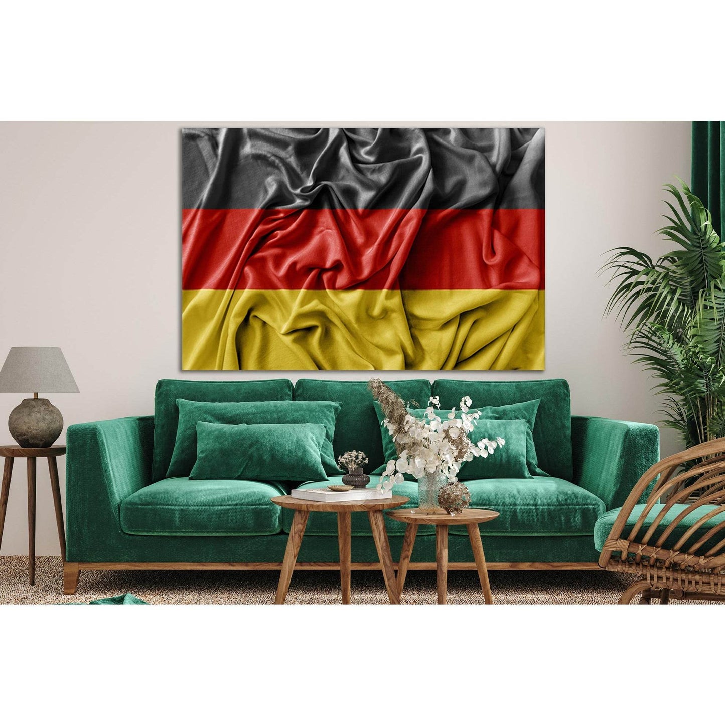 Flag Of Germany №SL1174 Ready to Hang Canvas PrintCanvas art arrives ready to hang, with hanging accessories included and no additional framing required. Every canvas print is hand-crafted, made on-demand at our workshop and expertly stretched around 100%