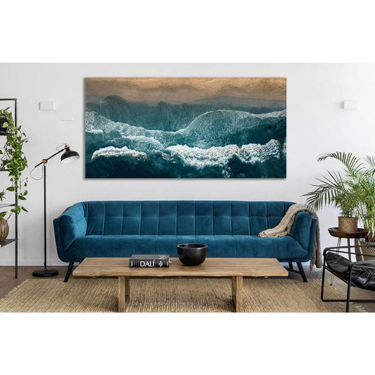 Top View Of The Surf №SL96 Ready to Hang Canvas PrintCanvas art arrives ready to hang, with hanging accessories included and no additional framing required. Every canvas print is hand-crafted, made on-demand at our workshop and expertly stretched around 1