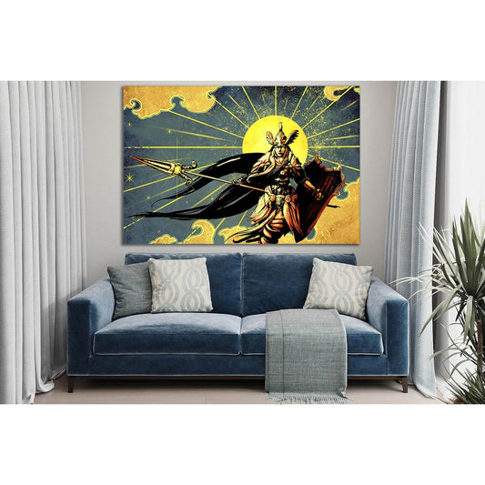 Beautiful Female Warrior №SL1229 Ready to Hang Canvas PrintCanvas art arrives ready to hang, with hanging accessories included and no additional framing required. Every canvas print is hand-crafted, made on-demand at our workshop and expertly stretched ar