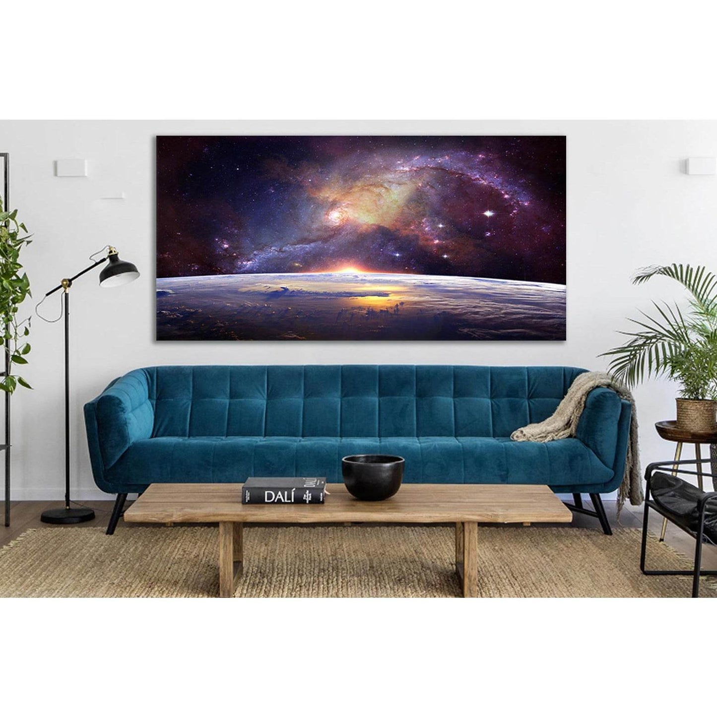 Milky Way Over Earth №SL434 Ready to Hang Canvas PrintCanvas art arrives ready to hang, with hanging accessories included and no additional framing required. Every canvas print is hand-crafted, made on-demand at our workshop and expertly stretched around