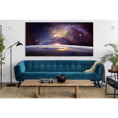 Milky Way Over Earth №SL434 Ready to Hang Canvas PrintCanvas art arrives ready to hang, with hanging accessories included and no additional framing required. Every canvas print is hand-crafted, made on-demand at our workshop and expertly stretched around