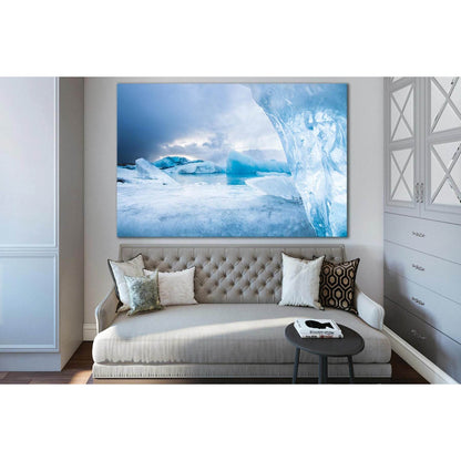 Glacier In Iceland In Winter №SL1350 Ready to Hang Canvas PrintCanvas art arrives ready to hang, with hanging accessories included and no additional framing required. Every canvas print is hand-crafted, made on-demand at our workshop and expertly stretche