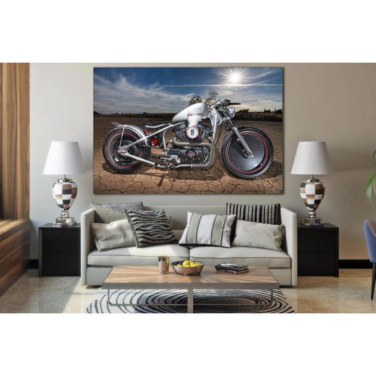 Harley Davidson In The Desert №SL921 Ready to Hang Canvas PrintCanvas art arrives ready to hang, with hanging accessories included and no additional framing required. Every canvas print is hand-crafted, made on-demand at our workshop and expertly stretche