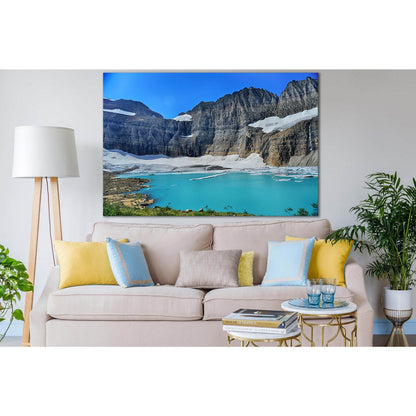 Grinnell Glacier Clear Blue Sky №SL1345 Ready to Hang Canvas PrintCanvas art arrives ready to hang, with hanging accessories included and no additional framing required. Every canvas print is hand-crafted, made on-demand at our workshop and expertly stret