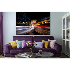 Chain Bridge №SL1117 Ready to Hang Canvas PrintCanvas art arrives ready to hang, with hanging accessories included and no additional framing required. Every canvas print is hand-crafted, made on-demand at our workshop and expertly stretched around 100% No