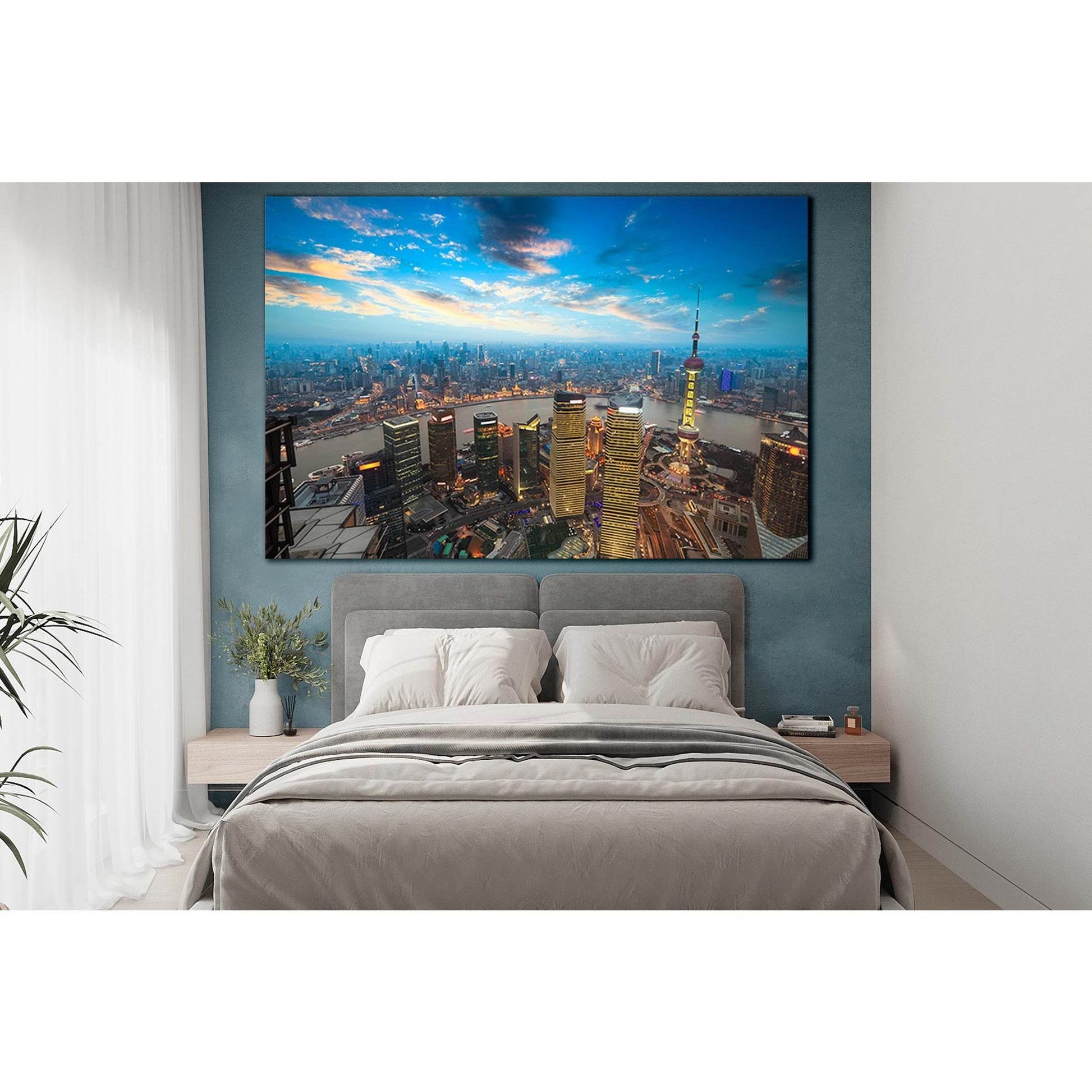 Cityscape Shanghai China №SL1461 Ready to Hang Canvas PrintCanvas art arrives ready to hang, with hanging accessories included and no additional framing required. Every canvas print is hand-crafted, made on-demand at our workshop and expertly stretched ar