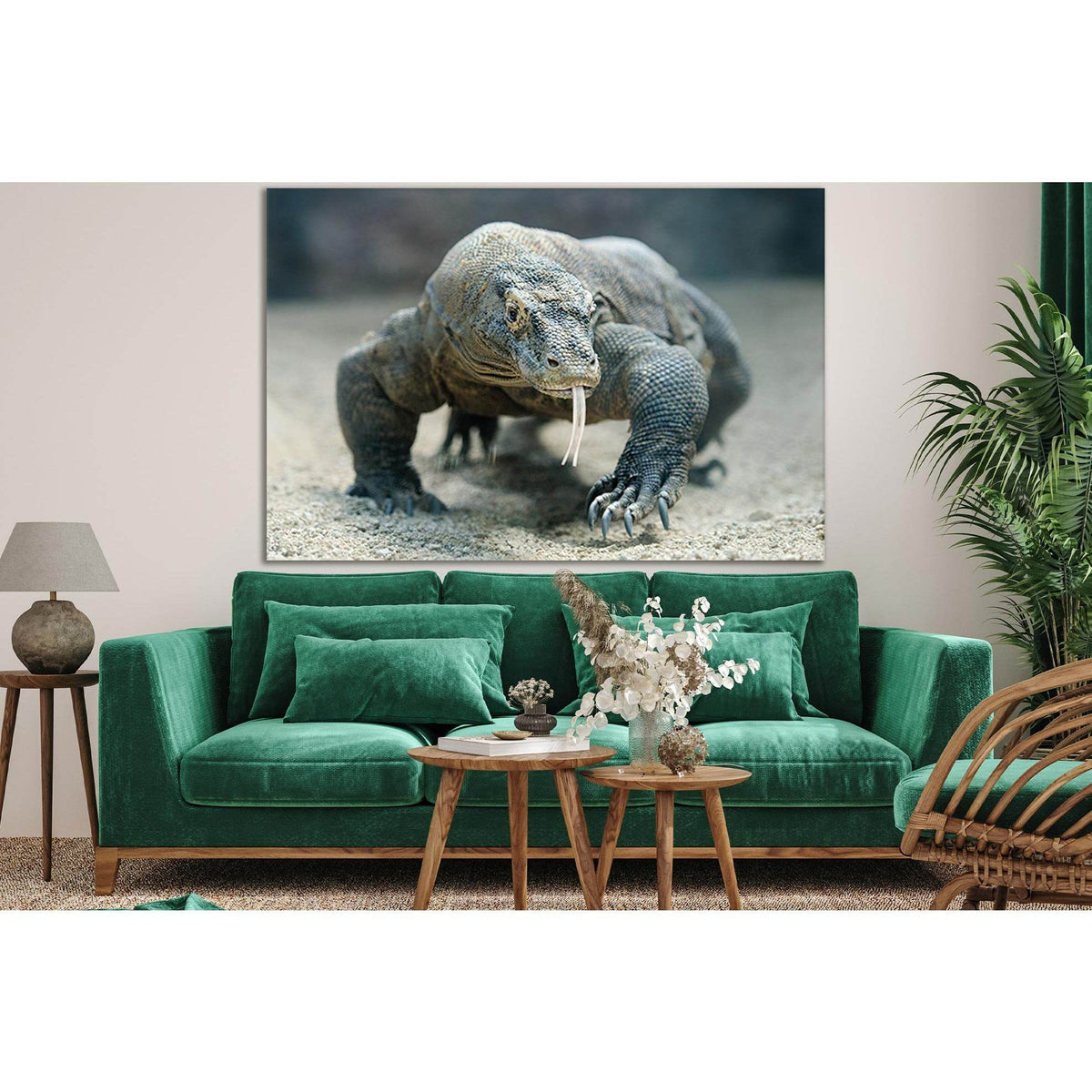 Komodo Dragon №SL1006 Ready to Hang Canvas PrintCanvas art arrives ready to hang, with hanging accessories included and no additional framing required. Every canvas print is hand-crafted, made on-demand at our workshop and expertly stretched around 100% N