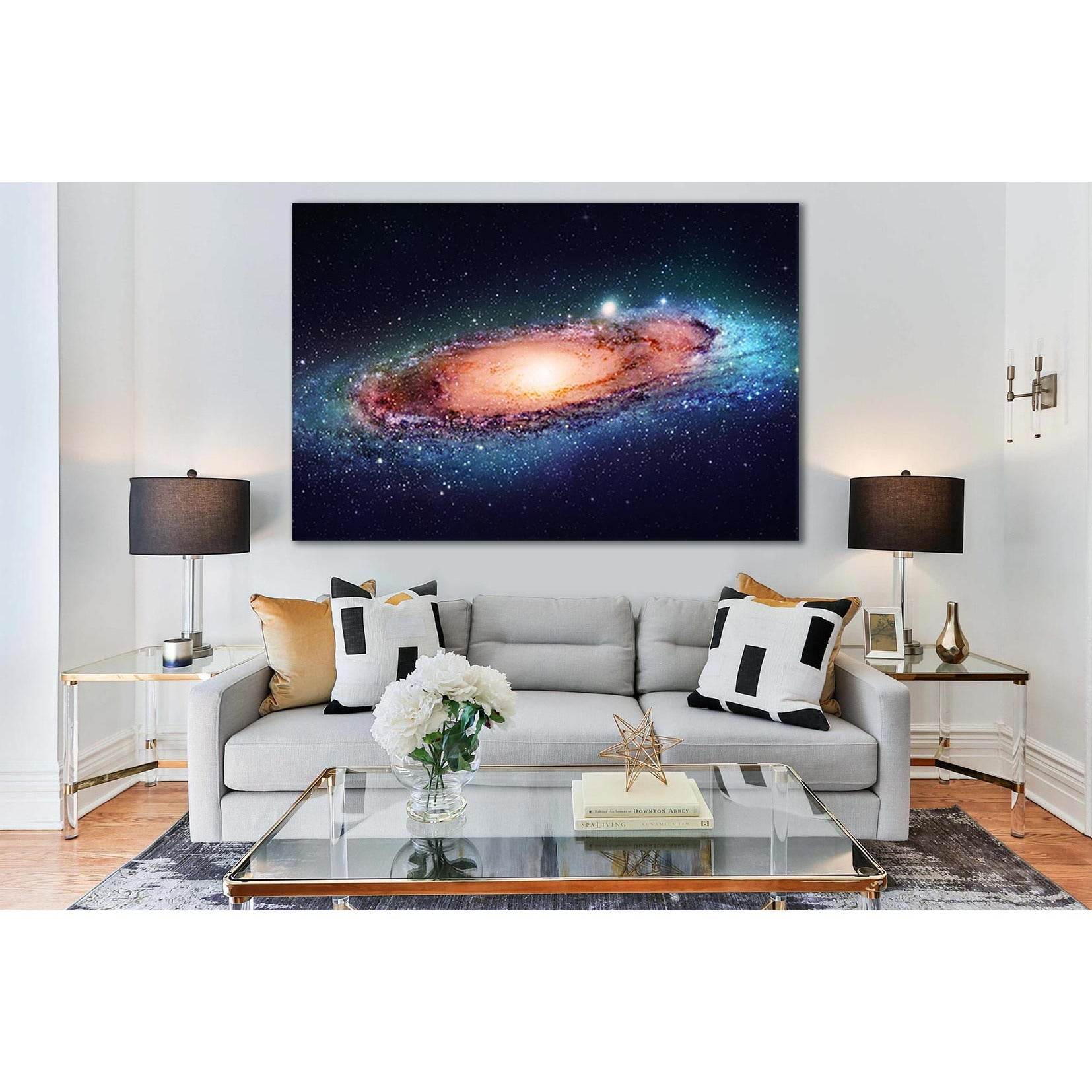 Star Cluster Galaxy №SL418 Ready to Hang Canvas PrintCanvas art arrives ready to hang, with hanging accessories included and no additional framing required. Every canvas print is hand-crafted, made on-demand at our workshop and expertly stretched around 1