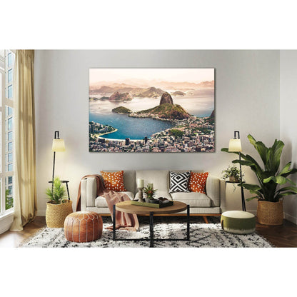 View Of Rio De Janeiro №SL86 Ready to Hang Canvas PrintCanvas art arrives ready to hang, with hanging accessories included and no additional framing required. Every canvas print is hand-crafted, made on-demand at our workshop and expertly stretched around