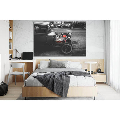 Retro Car Black End White №SL864 Ready to Hang Canvas PrintCanvas art arrives ready to hang, with hanging accessories included and no additional framing required. Every canvas print is hand-crafted, made on-demand at our workshop and expertly stretched ar