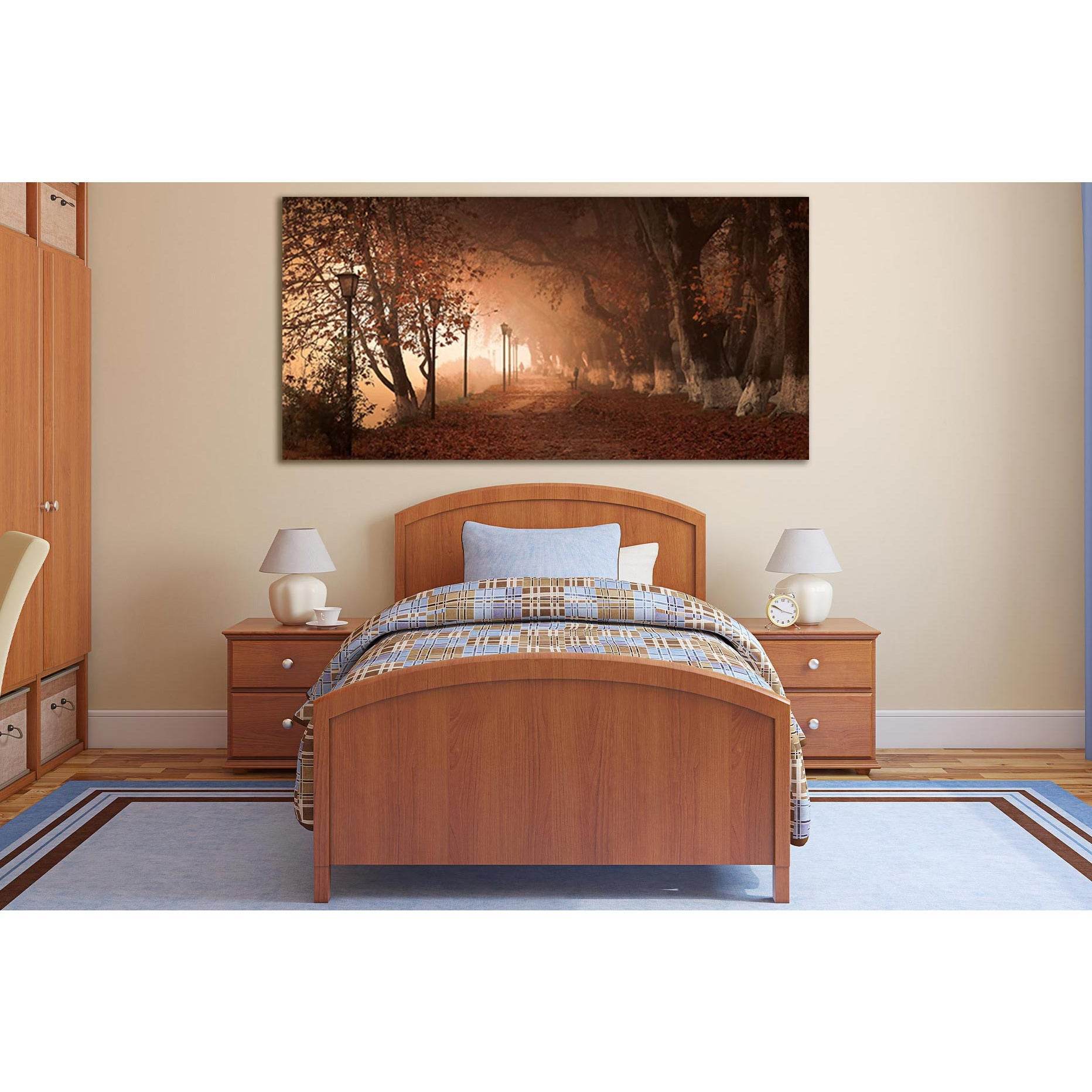 Olea Autumn Trees №SL498 Ready to Hang Canvas PrintCanvas art arrives ready to hang, with hanging accessories included and no additional framing required. Every canvas print is hand-crafted, made on-demand at our workshop and expertly stretched around 100